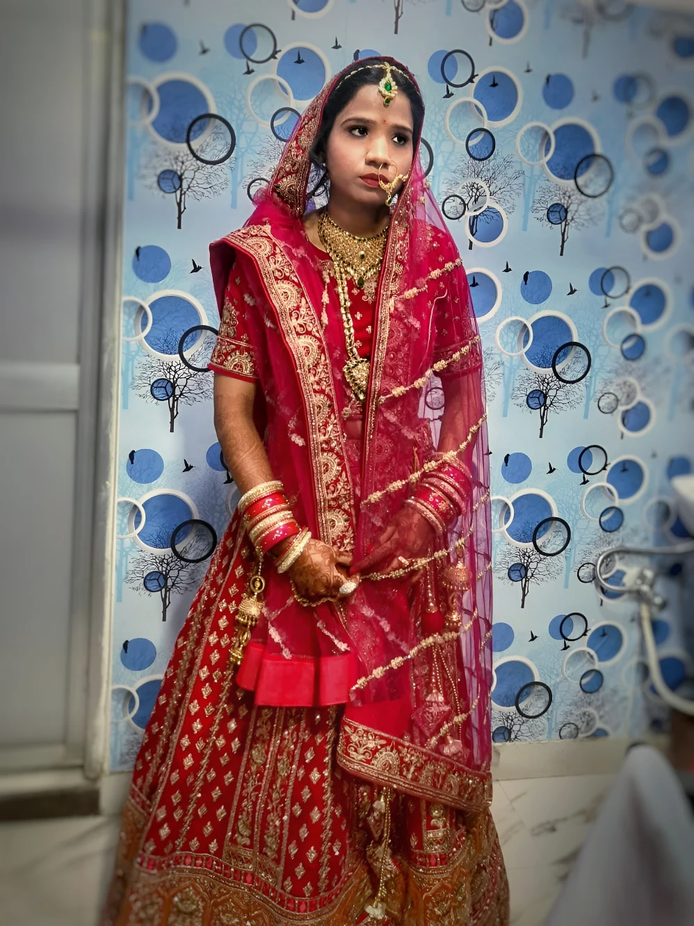 Natural bridal makeup style for wedding functions in Koderma